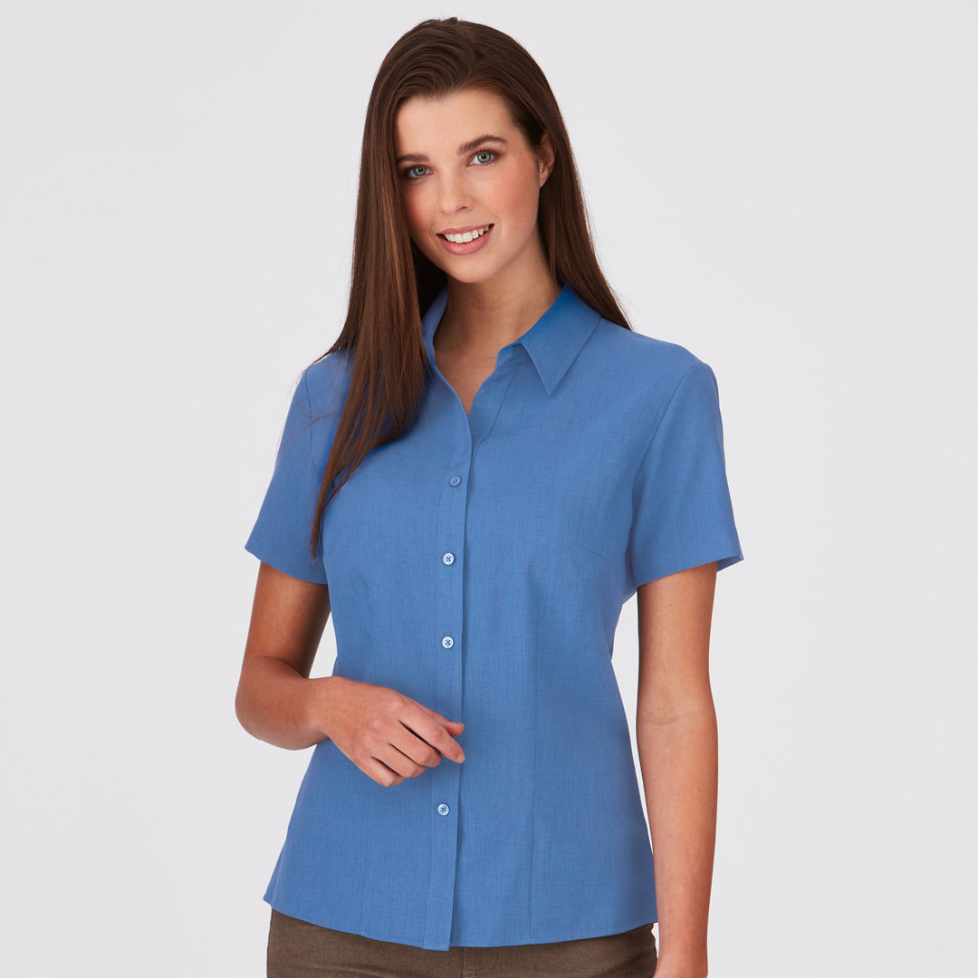 City Collection The Ezylin Shirt | Ladies | Short Sleeve | Plus Shirts & Tops
