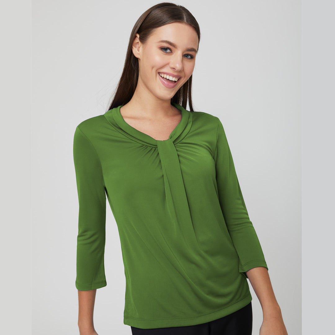 City Collection The Pippa Knit Top | Ladies | 3/4 Sleeve Shirts & Tops