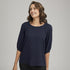 City Collection The Marilyn Blouse | Ladies Navy Shirts & Tops