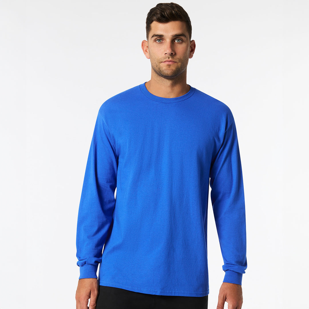 Gildan The Ultra Cotton Tee | Long Sleeve | Adults Royal Shirts & Tops