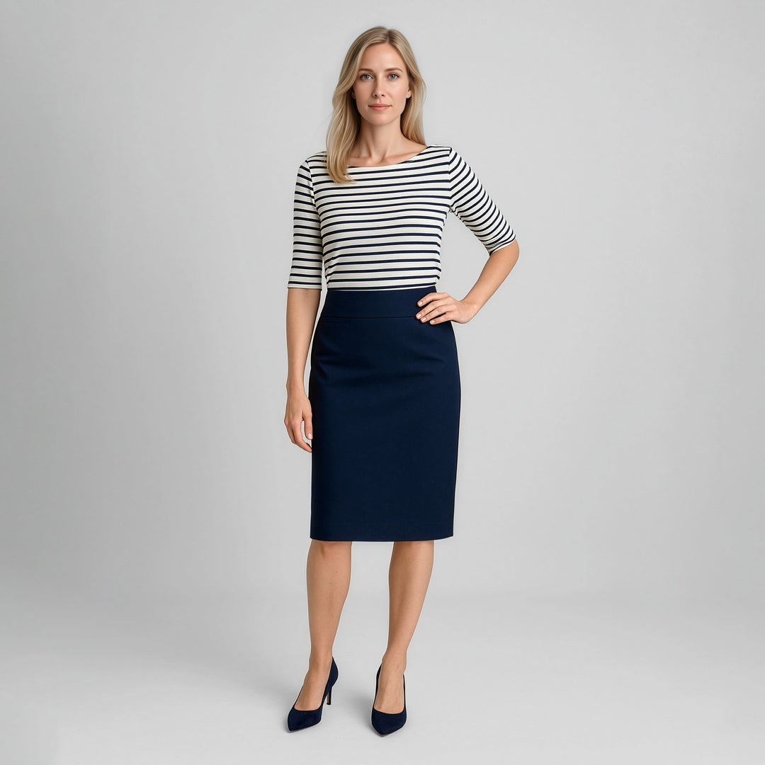 Biz Corporates The Cool Wool Relaxed Skirt | Ladies Skirts