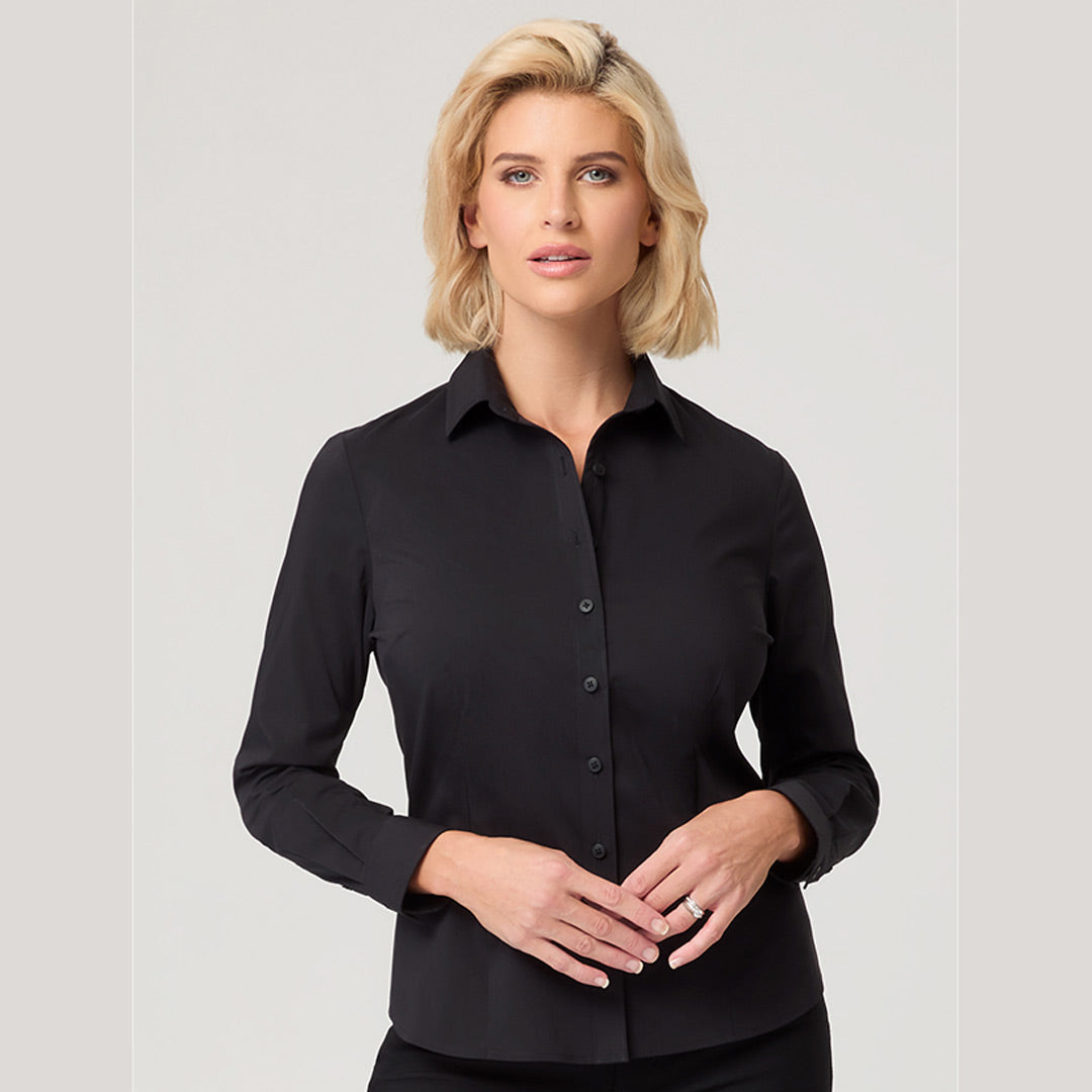City Collection The Olivia Shirt | Ladies Black Shirts & Tops