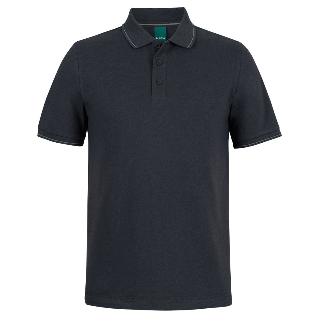 Jbs Wear The C of C Classic Polo | Short Sleeve | Adults Black/Grey Shirts & Tops