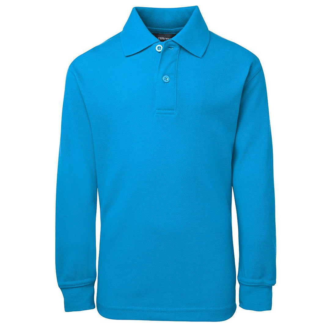Jbs Wear The Pique Polo | Kids | Long Sleeve Aqua Shirts & Tops