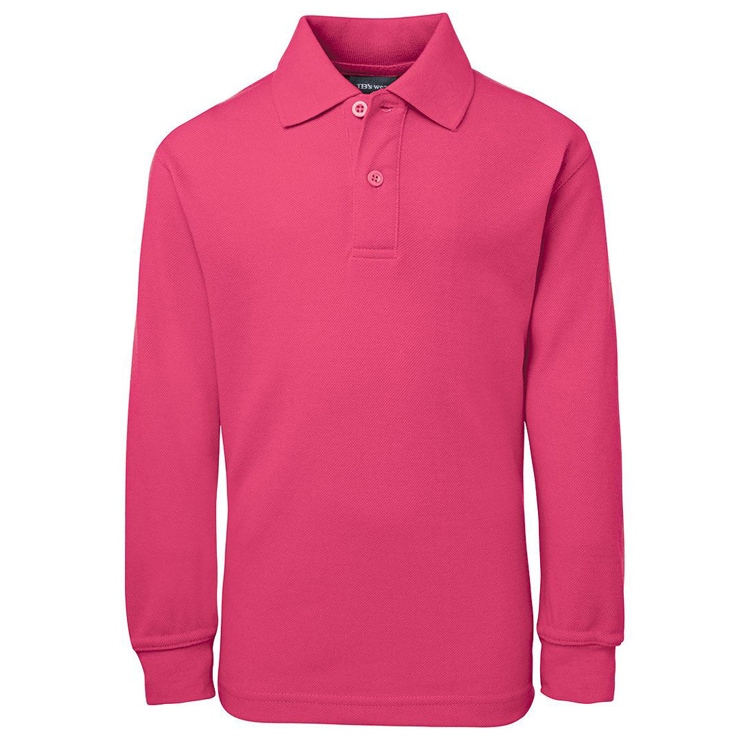 Jbs Wear The Pique Polo | Kids | Long Sleeve Hot Pink Shirts & Tops