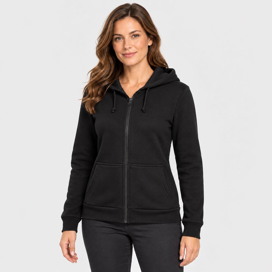 Jbs Wear The Poly Cotton Full Zip Hoodie | Ladies Outerwear