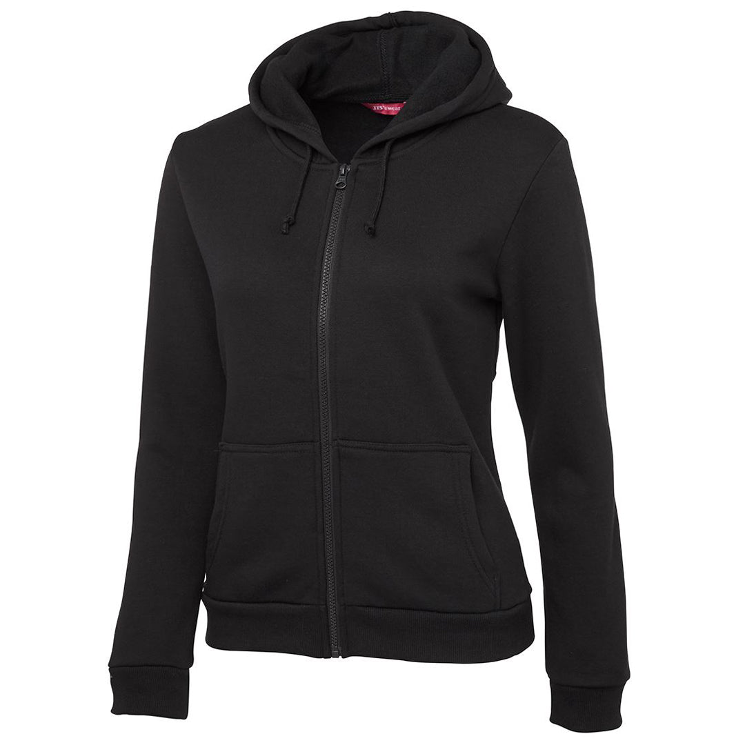 Jbs Wear The Poly Cotton Full Zip Hoodie | Ladies Black Outerwear