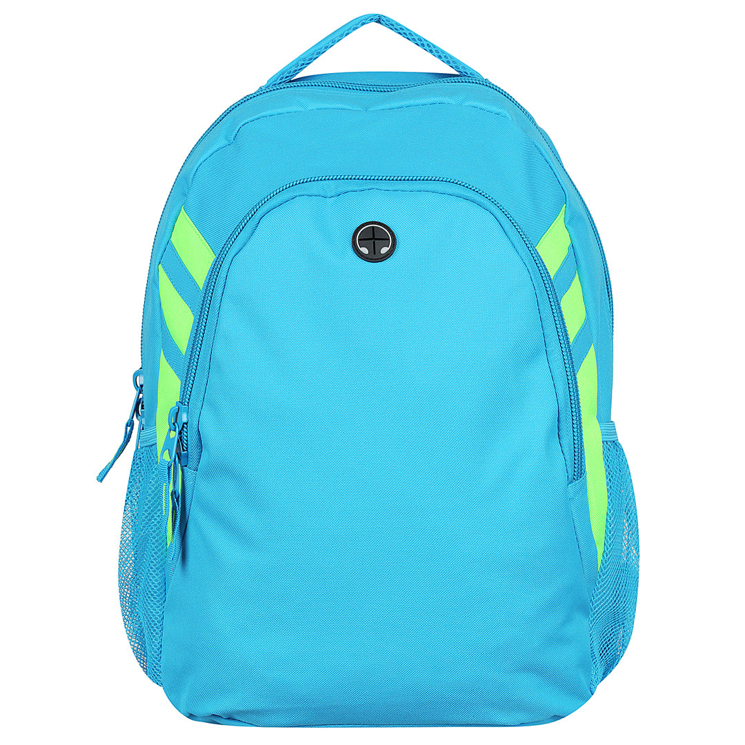 Aussie Pacific The Tasman Backpack Cyan/Neon Green Backpacks