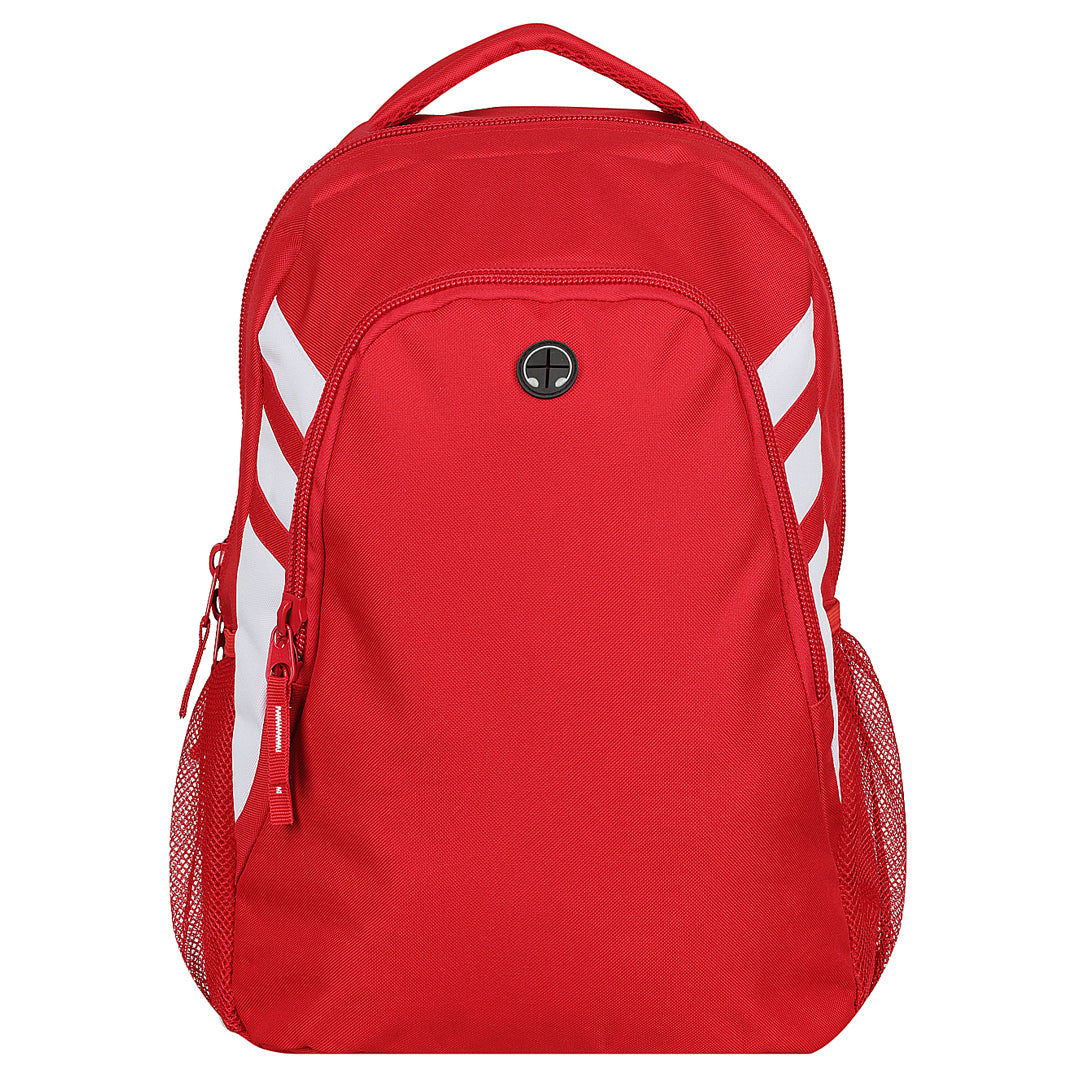 Aussie Pacific The Tasman Backpack Red/White Backpacks