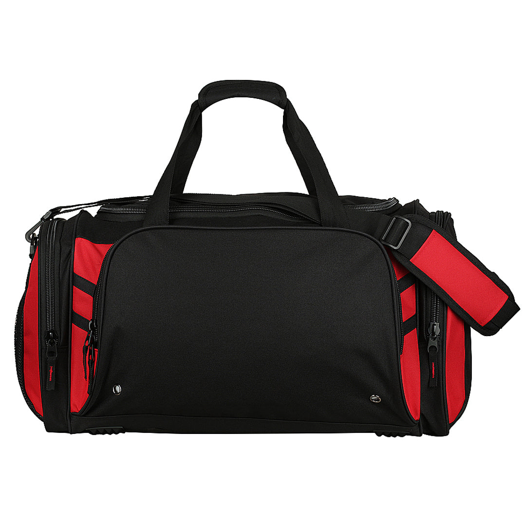 Aussie Pacific The Tasman Sports Bag Black/Red Luggage & Bags