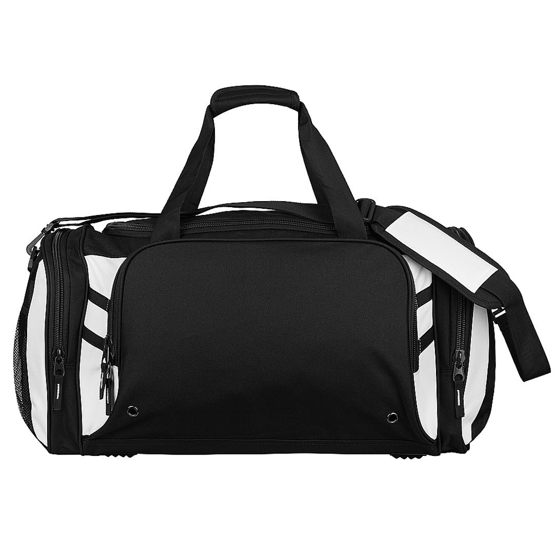 Aussie Pacific The Tasman Sports Bag Black/White Luggage & Bags