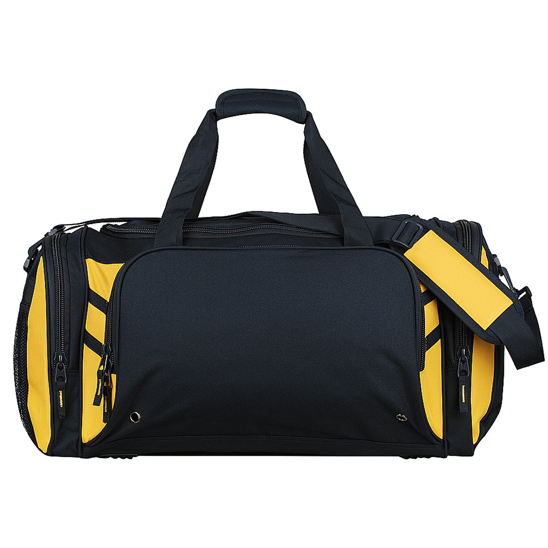 Aussie Pacific The Tasman Sports Bag Navy/Gold Luggage & Bags