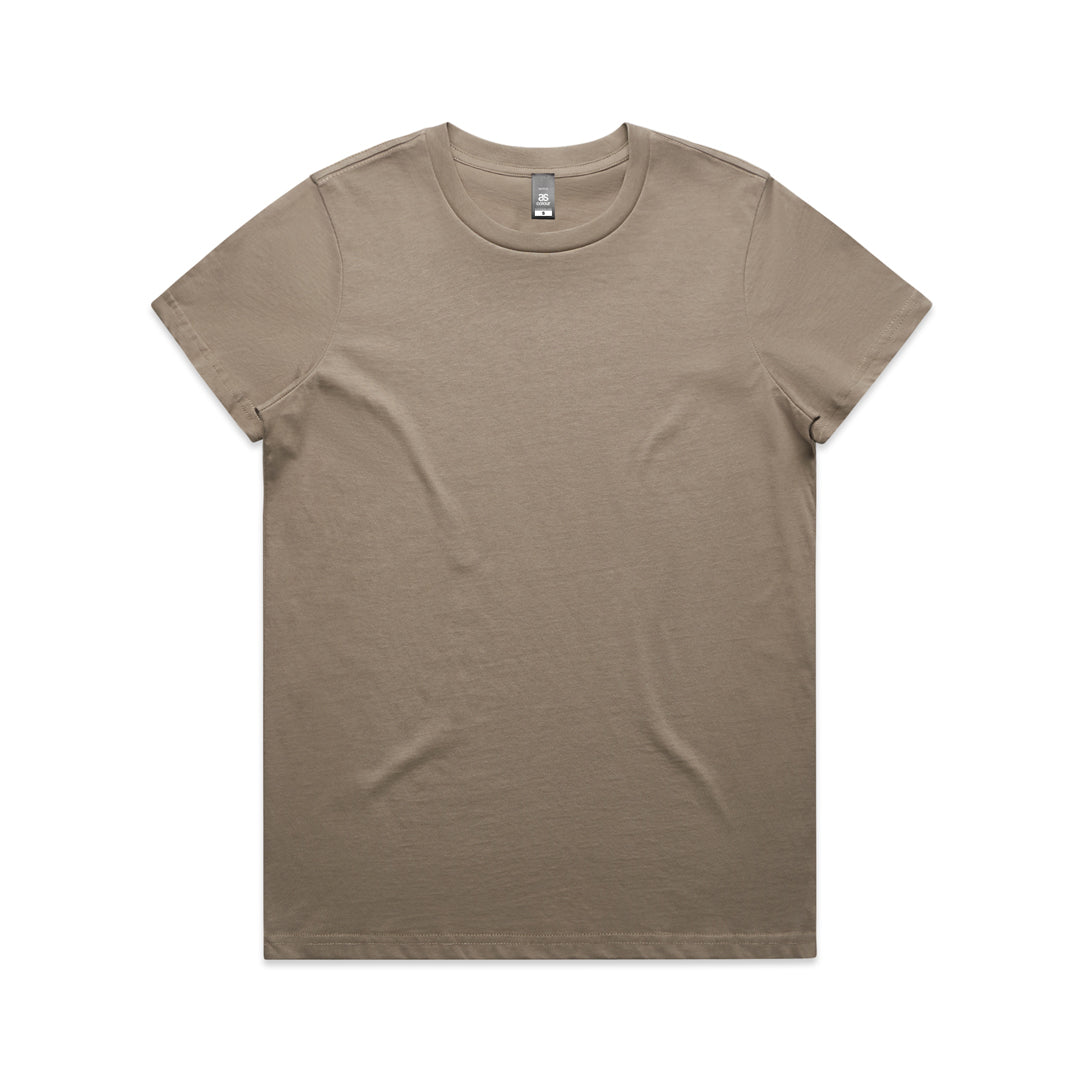 AS Colour The Maple Tee | Ladies | Short Sleeve Mushroom-as Shirts & Tops