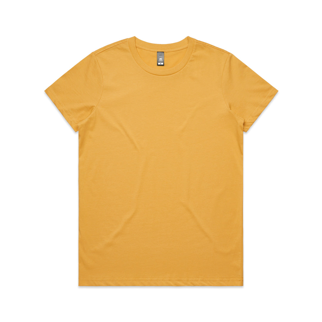 AS Colour The Maple Tee | Ladies | Short Sleeve Mustard Shirts & Tops