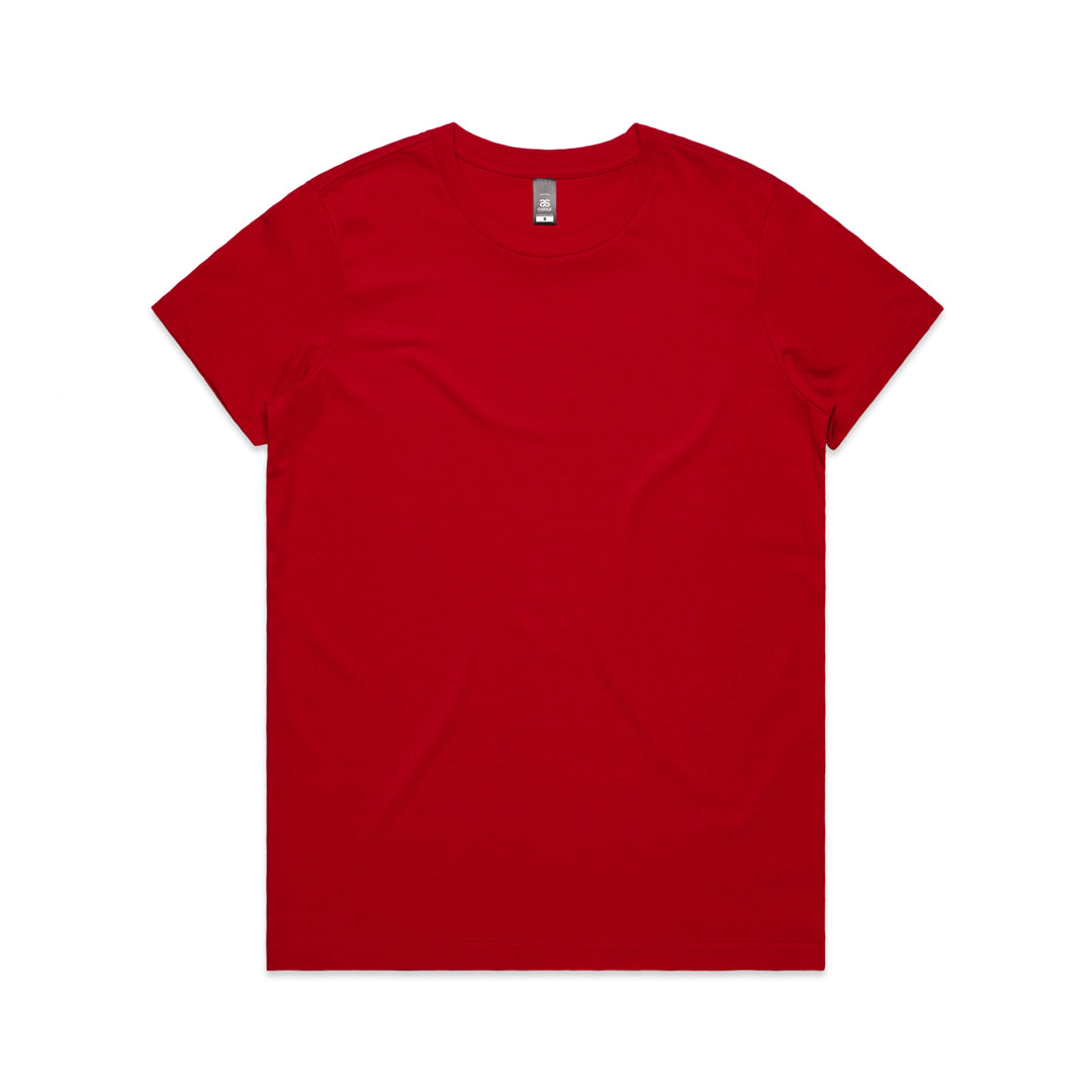 AS Colour The Maple Tee | Ladies | Short Sleeve Red Shirts & Tops