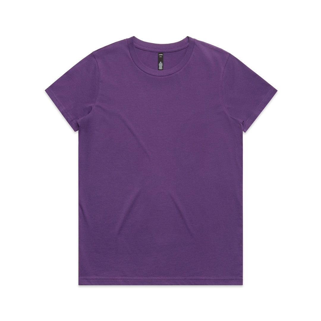 AS Colour The Maple Tee | Ladies | Short Sleeve Purple Shirts & Tops
