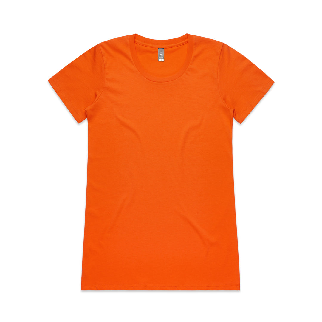 AS Colour The Wafer Tee | Ladies Orange Shirts & Tops