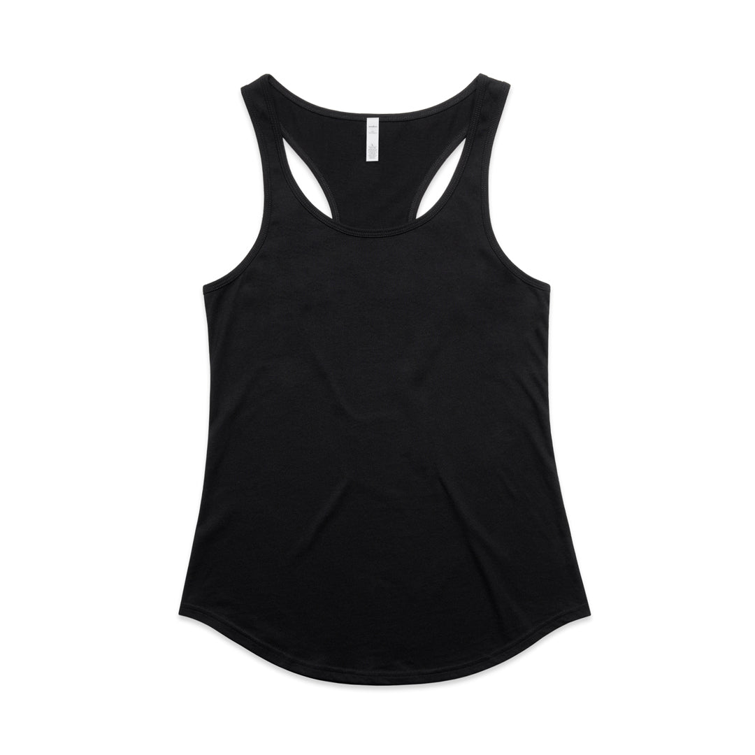 AS Colour The Mali Racerback Singlet | Ladies Black Shirts & Tops