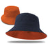 Legend The Switch Reversible Bucket Hat | Adults Navy/Orange Hats
