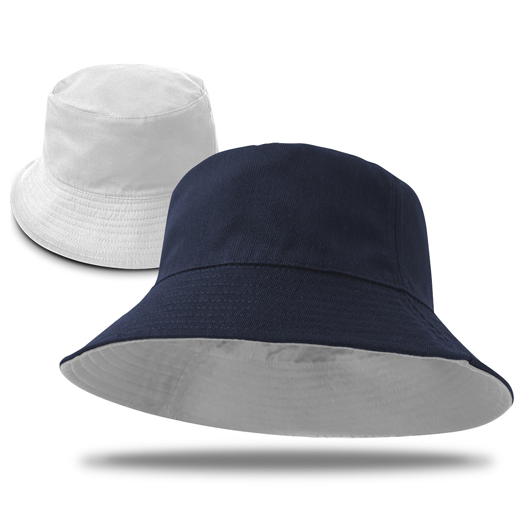 Legend The Switch Reversible Bucket Hat | Adults Navy/White Hats