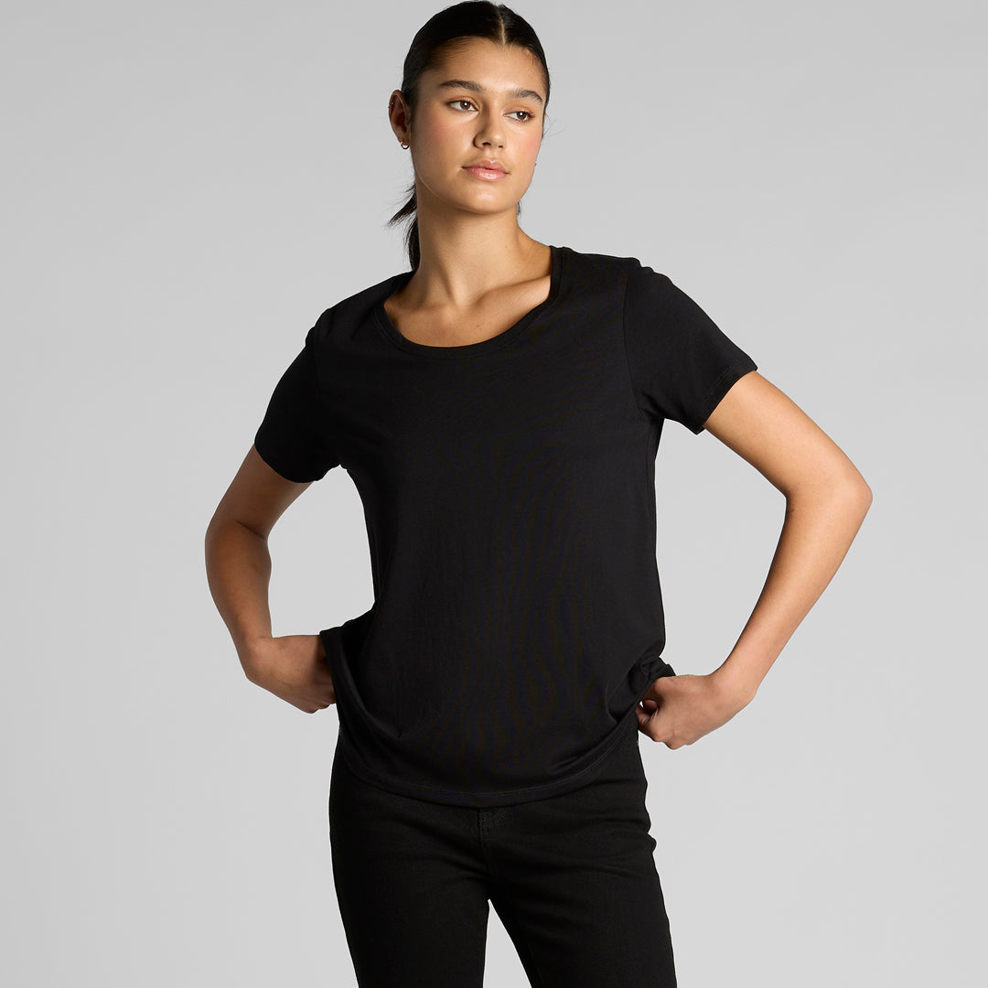 AS Colour The Maple Scoop Neck Tee | Ladies Shirts & Tops