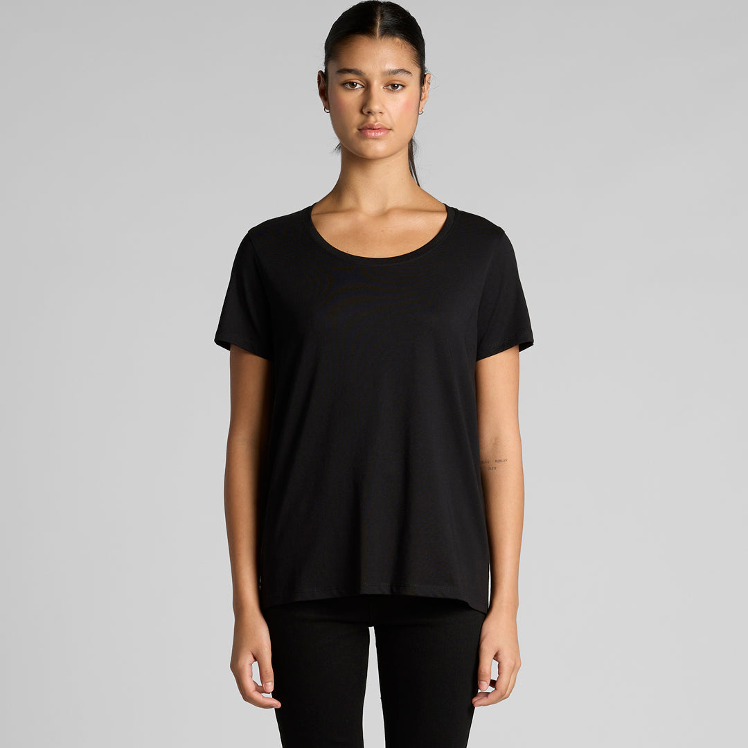 AS Colour The Maple Scoop Neck Tee | Ladies Shirts & Tops