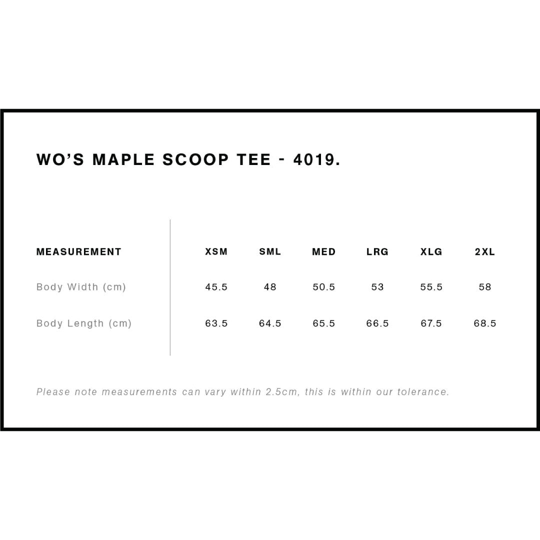 AS Colour The Maple Scoop Neck Tee | Ladies Shirts & Tops