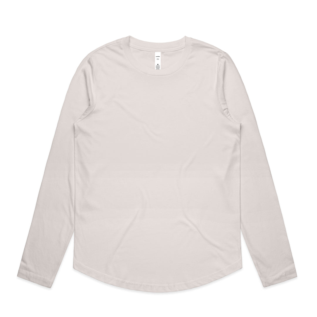 AS Colour The Maple Curve Tee | Ladies | Long Sleeve Bone Shirts & Tops