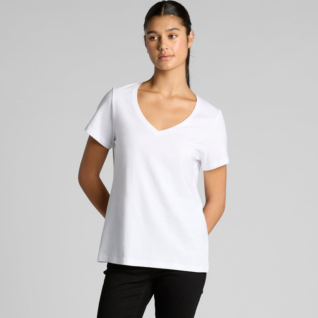 AS Colour The Maple V Neck Tee | Ladies Shirts & Tops