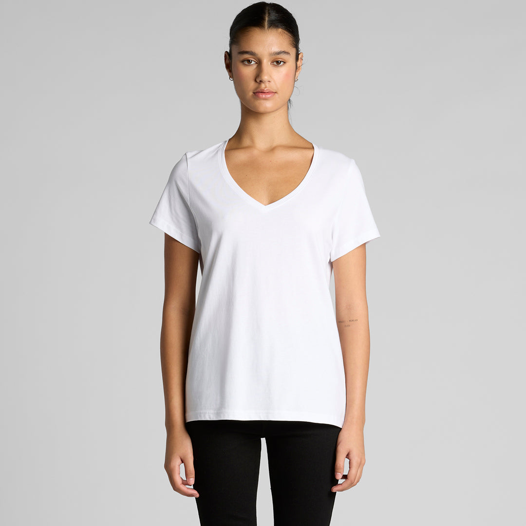 AS Colour The Maple V Neck Tee | Ladies Shirts & Tops