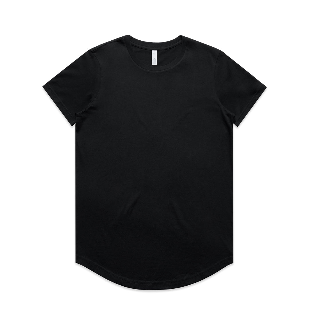 AS Colour The Maple Curve Tee | Ladies | Short Sleeve Black Shirts & Tops