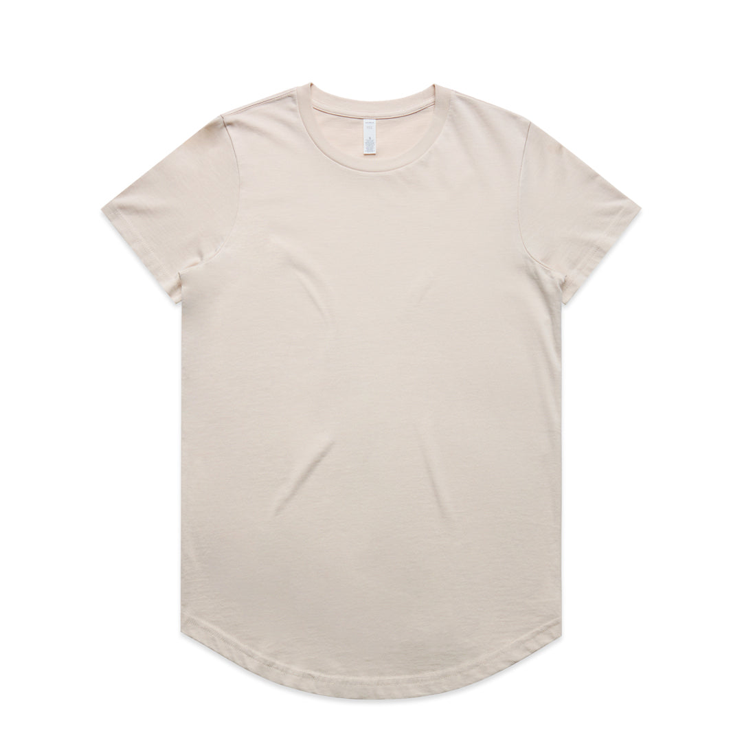 AS Colour The Maple Curve Tee | Ladies | Short Sleeve Bone Shirts & Tops