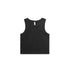 AS Colour The Faded Organic Crop Tank | Ladies Black Shirts & Tops