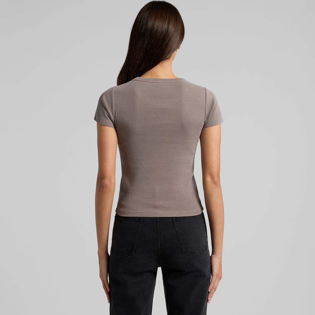 AS Colour The Faded Organic Rib Tee | Ladies Shirts & Tops