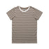 AS Colour The Maple Stripe Tee | Ladies Natural/Walnut Shirts & Tops