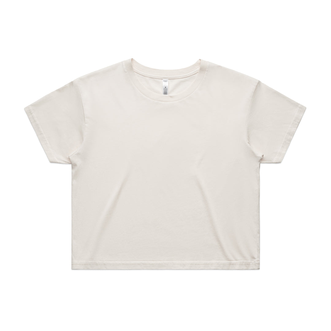 AS Colour The Crop Tee | Ladies | Short Sleeve Natural Shirts & Tops