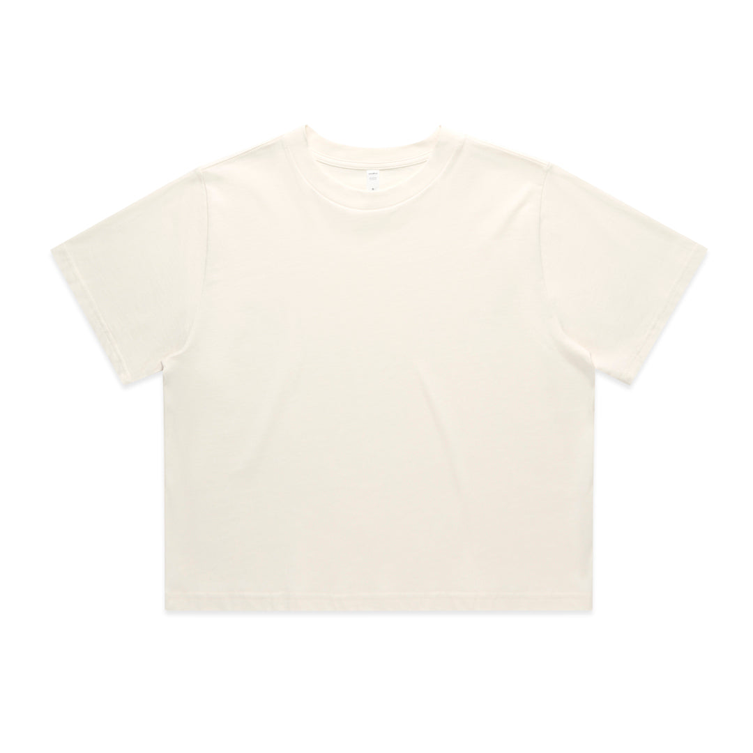 AS Colour The Classic Crop Tee | Ladies | Short Sleeve Ecru Clothing