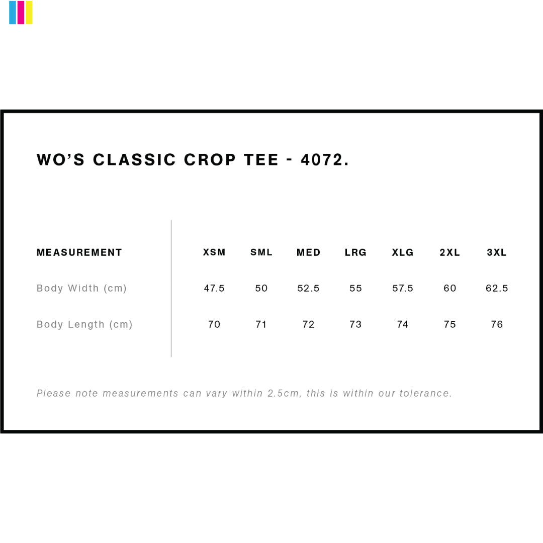 AS Colour The Classic Crop Tee | Ladies | Short Sleeve Clothing