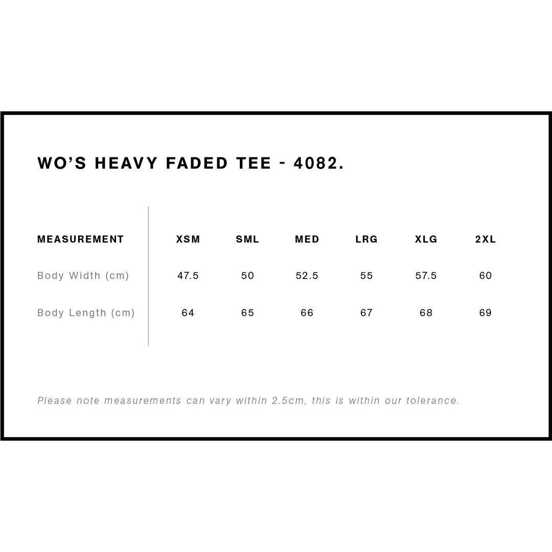 AS Colour The Heavy Faded Tee | Ladies | Short Sleeve Shirts & Tops