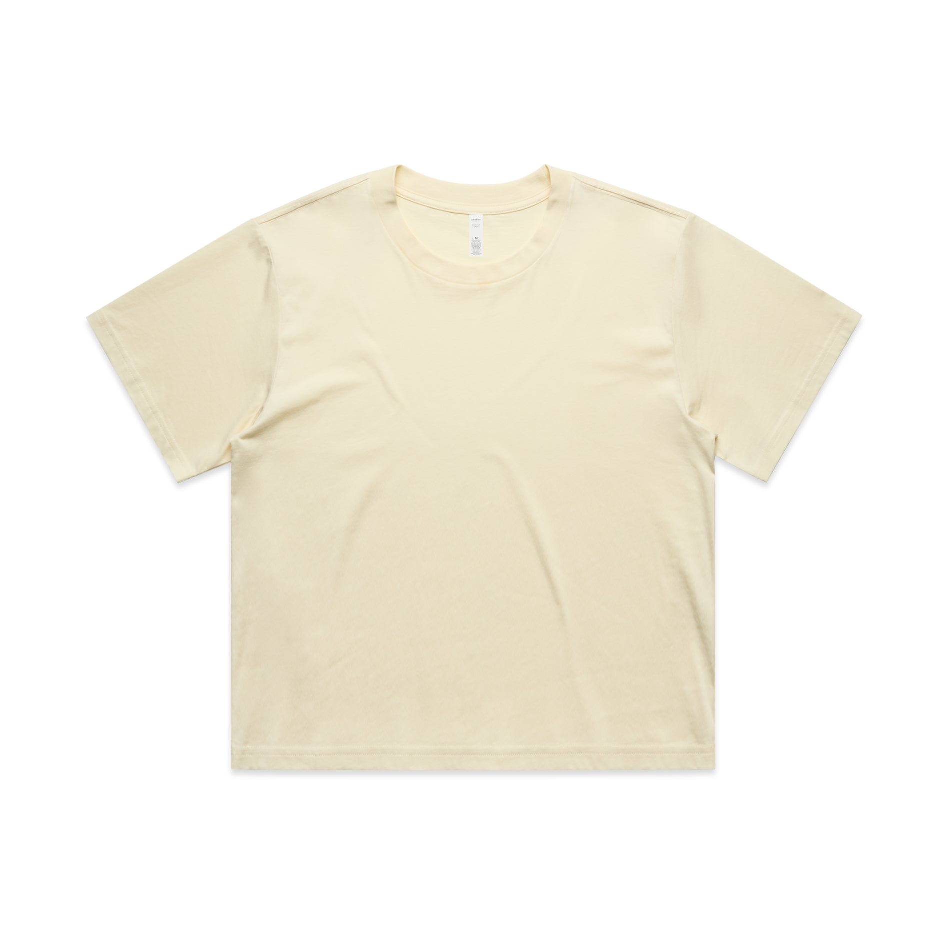 AS Colour The Martina Crop Tee | Ladies Butter Shirts & Tops