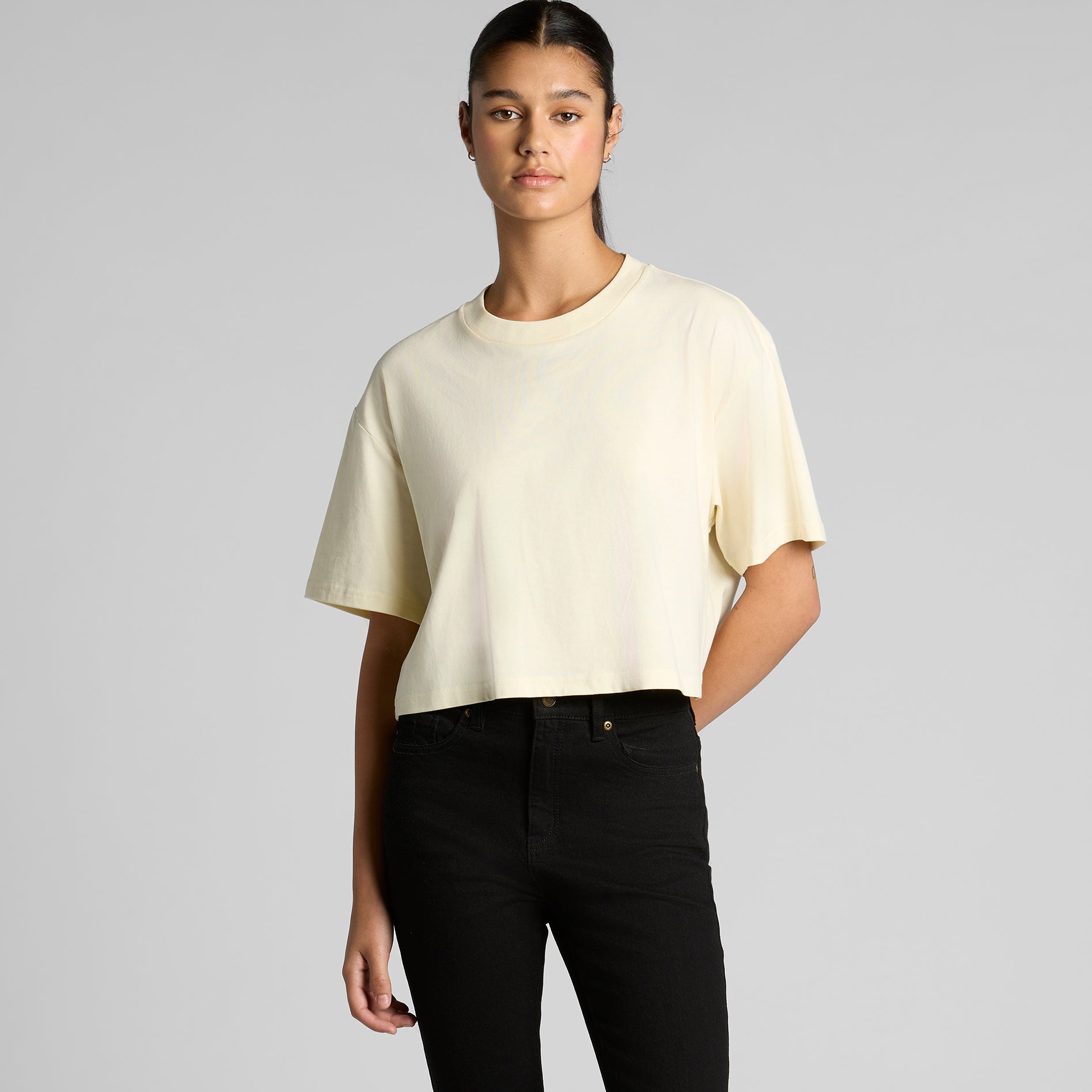 AS Colour The Martina Crop Tee | Ladies Shirts & Tops