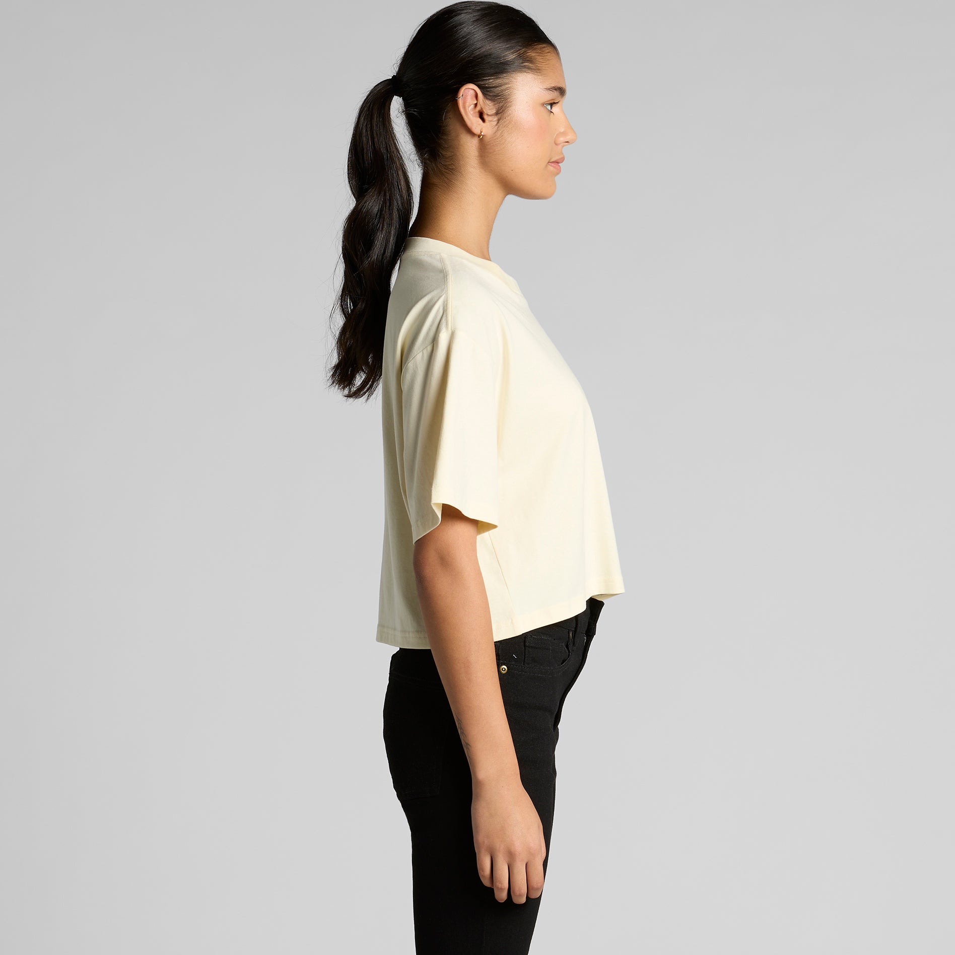 AS Colour The Martina Crop Tee | Ladies Shirts & Tops