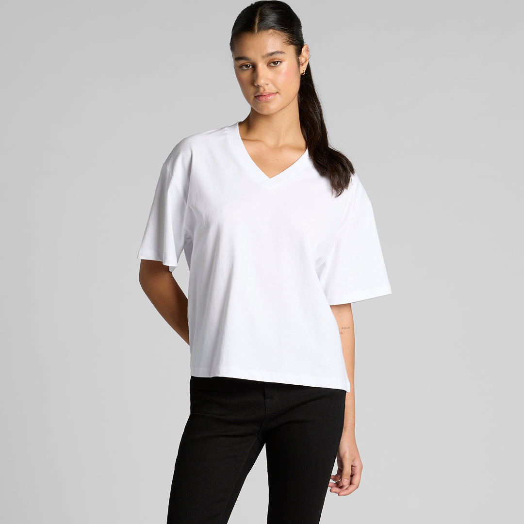 AS Colour The Martina V Neck Tee | Ladies Shirts & Tops