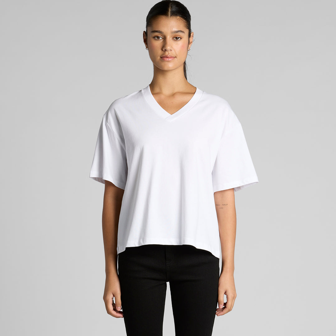 AS Colour The Martina V Neck Tee | Ladies Shirts & Tops
