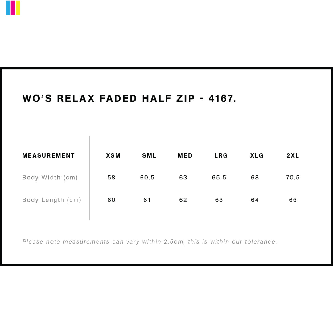 AS Colour The Relax Faded Half Zip Jumper | Ladies Outerwear