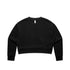AS Colour The Relax Crop Crew Jumper | Ladies Black Outerwear