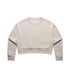 AS Colour The Relax Crop Crew Jumper | Ladies Bone Outerwear