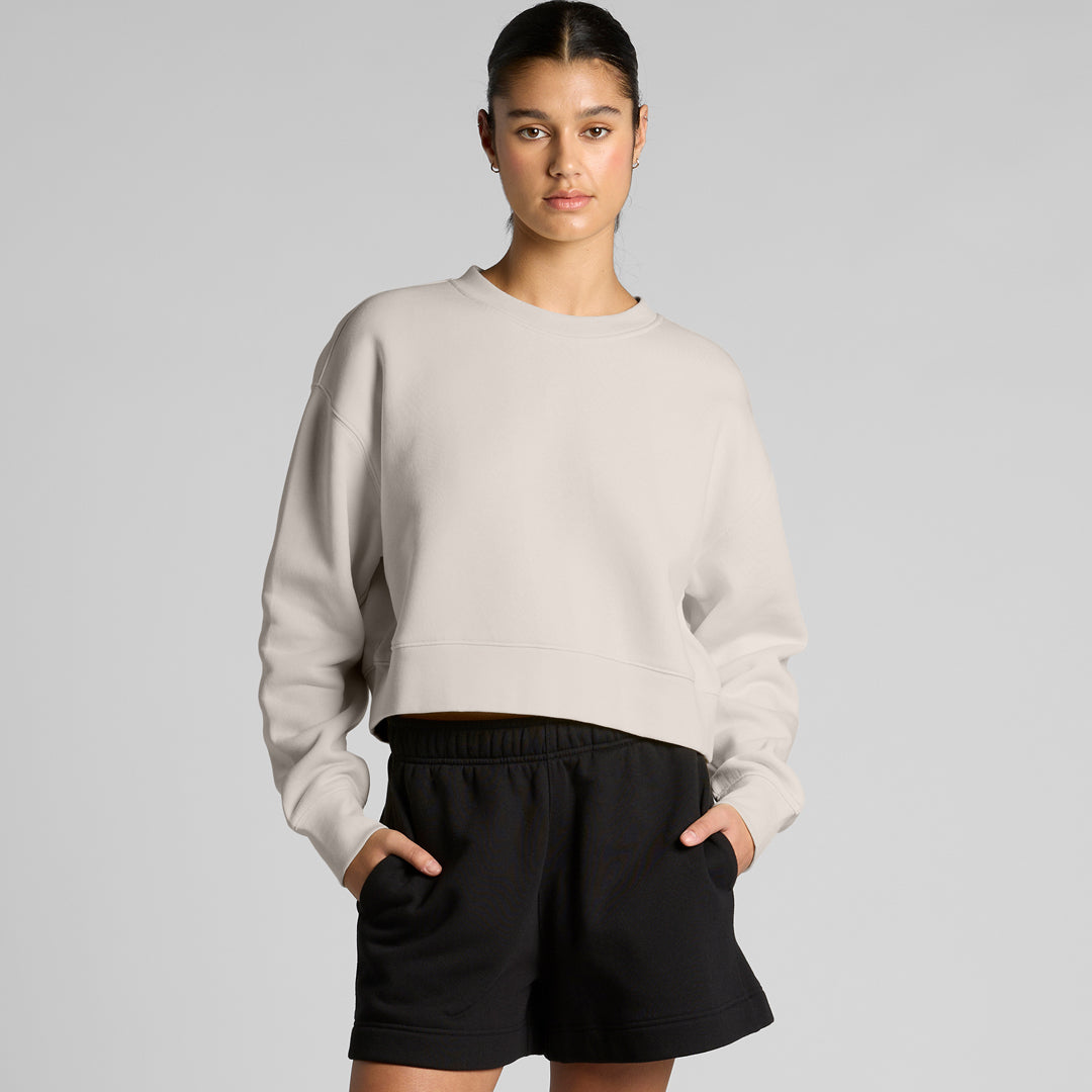 AS Colour The Relax Crop Crew Jumper | Ladies Outerwear