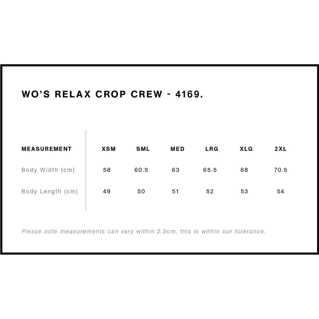 AS Colour The Relax Crop Crew Jumper | Ladies Outerwear