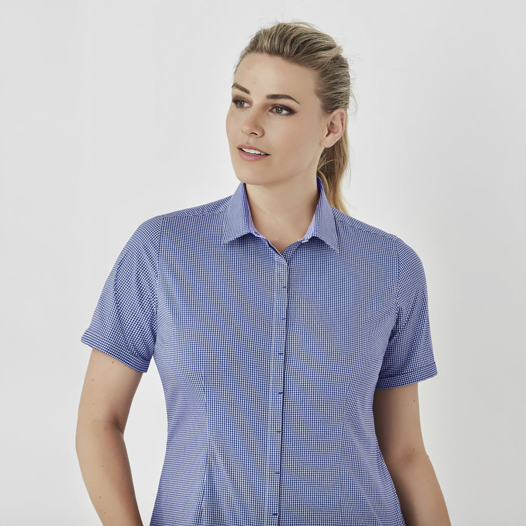 Biz Corporates The Newport Shirt | Ladies | Short Sleeve Clearance Shirts & Tops